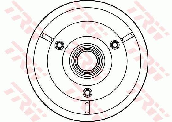 TRW DB4097 Rear brake drum DB4097