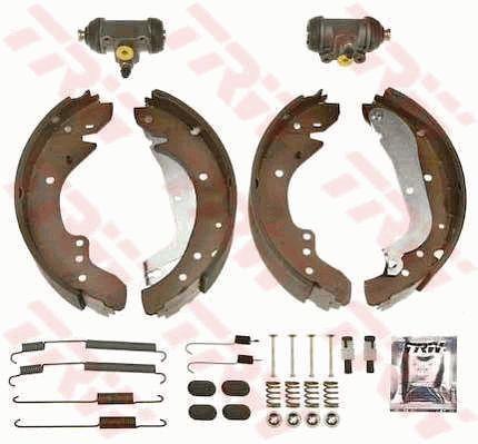 BK1027 TRW Brake shoe set