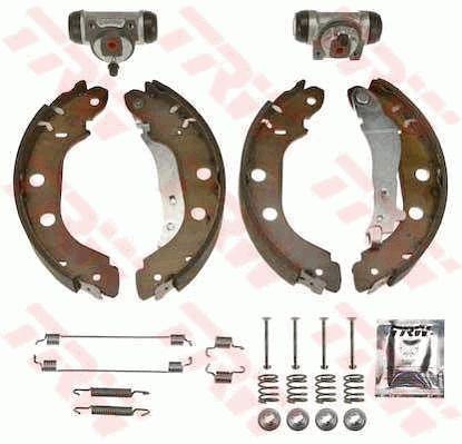 BK1072 TRW Brake shoe set