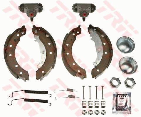 BK1138 TRW Brake shoe set