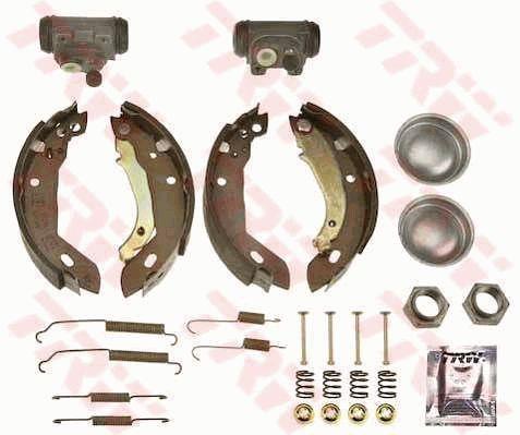 TRW BK1242 Brake shoe set BK1242 BK1242 TRW Brake shoe set