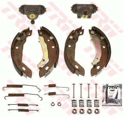 TRW BK1243 Brake shoe set BK1243 BK1243 TRW Brake shoe set