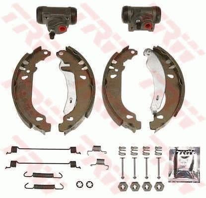 BK1250 TRW Brake shoe set