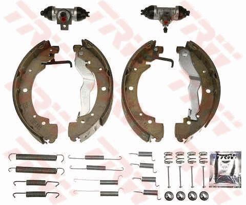 BK1519 TRW Brake shoe set