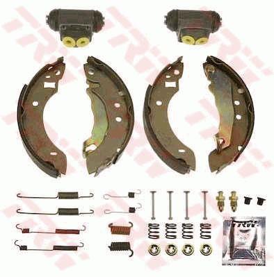 TRW BK1633 Brake shoe set BK1633 BK1633 TRW Brake shoe set