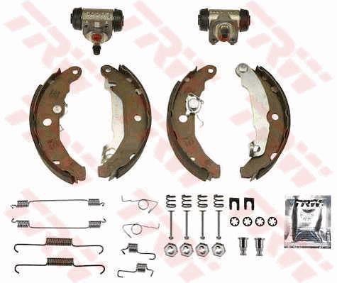 BK1645 TRW Brake shoe set
