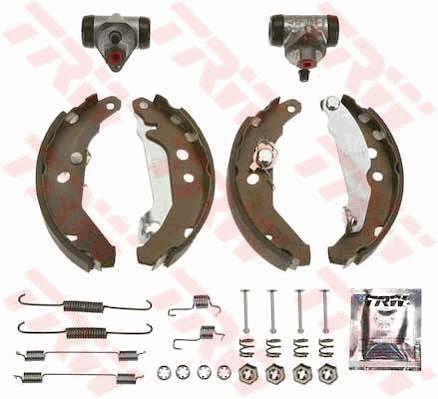 BK1648 TRW Brake shoe set