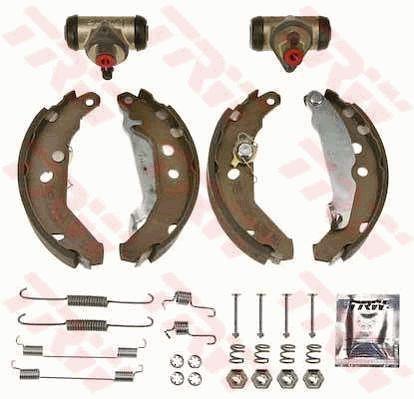 BK1649 TRW Brake shoe set