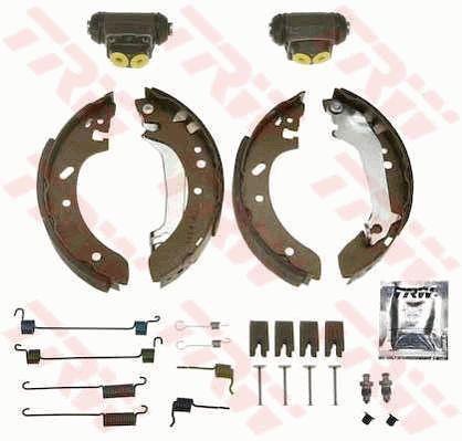 BK1675 TRW Brake shoe set