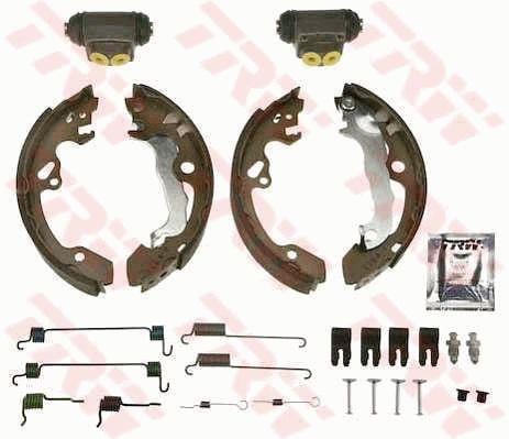 BK1695 TRW Brake shoe set