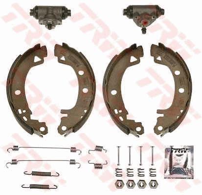 TRW BK1745 Brake shoe set BK1745 BK1745 TRW Brake shoe set
