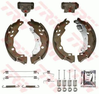 BK1749 TRW Brake shoe set