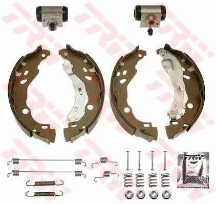 BK1753 TRW Brake shoe set