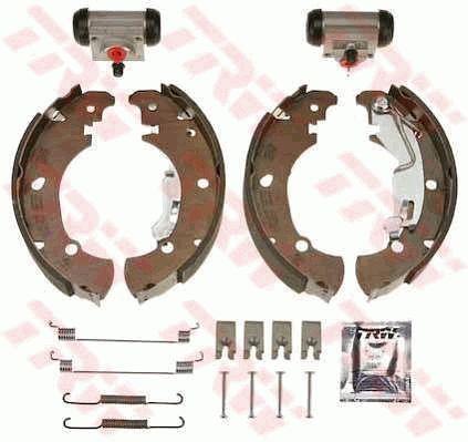 BK1766 TRW Brake shoe set