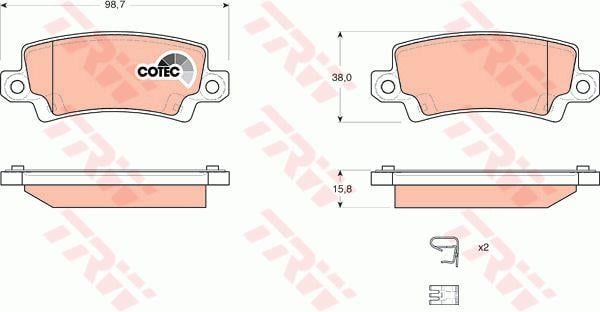 Buy TRW GDB3289 – good price at EXIST.AE!