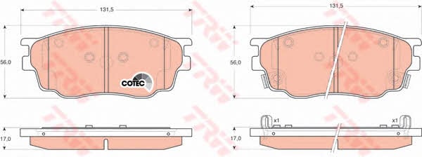 Buy TRW GDB3309 – good price at EXIST.AE!