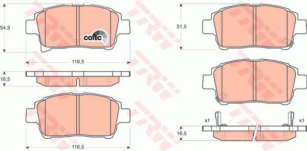 Buy TRW GDB3317 – good price at EXIST.AE!