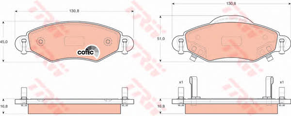 Buy TRW GDB3324 – good price at EXIST.AE!