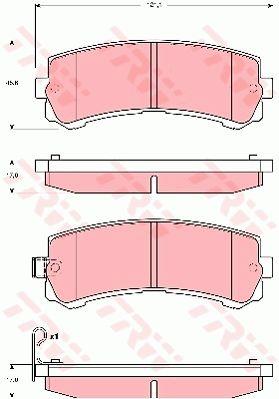 TRW GDB3362 TRW COTEC disc brake pads, set GDB3362