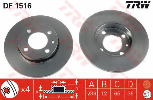 Buy TRW DF1516 – good price at EXIST.AE!