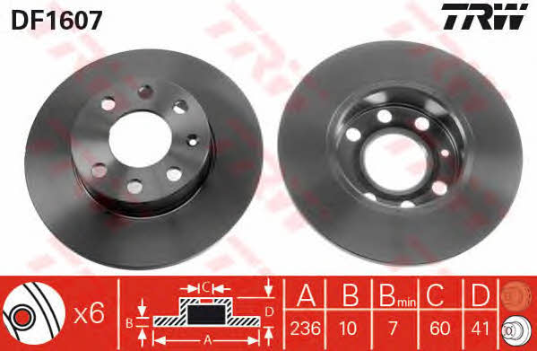 Buy TRW DF1607 – good price at EXIST.AE!