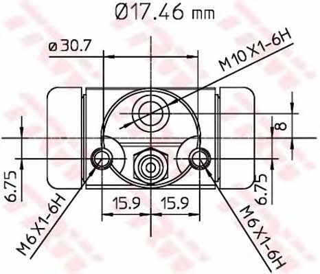 Wheel Brake Cylinder TRW BWA130