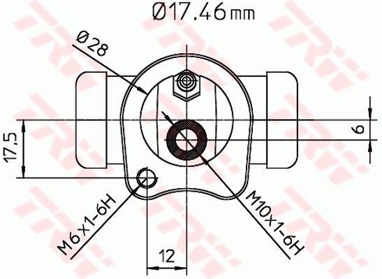Wheel Brake Cylinder TRW BWC115