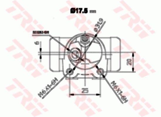 TRW BWC152 Wheel Brake Cylinder BWC152