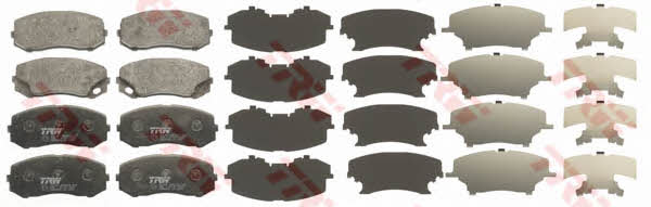 TRW GDB3492 TRW COTEC brake pad set GDB3492 GDB3492 TRW TRW COTEC brake pad set
