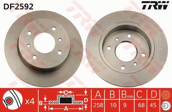 Buy TRW DF2592 – good price at EXIST.AE!