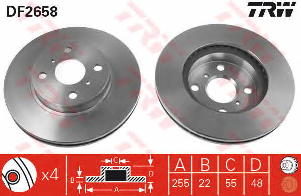 Buy TRW DF2658 – good price at EXIST.AE!