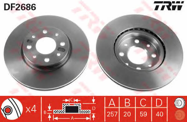 Buy TRW DF2686 at a low price in United Arab Emirates!