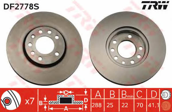 Buy TRW DF2778S at a low price in United Arab Emirates!
