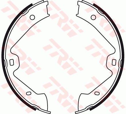 Handbrake shoes TRW GS8776