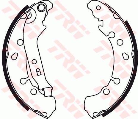 GS8778 TRW Brake shoe set
