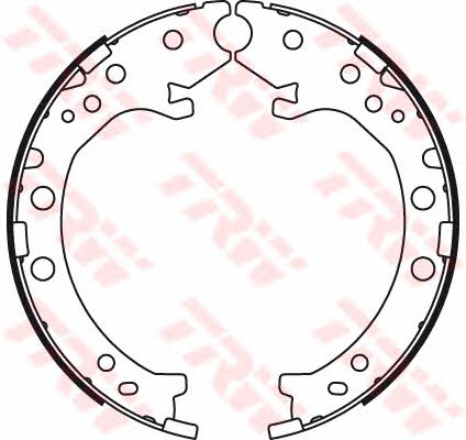 Handbrake shoes TRW GS8789