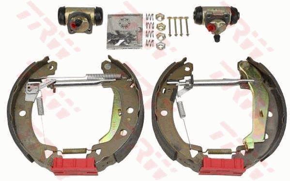 GSK1025 TRW Brake shoes with cylinders, set