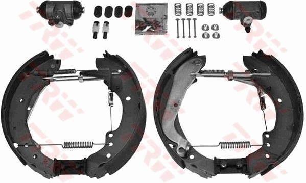 GSK1029 TRW Brake shoes with cylinders, set