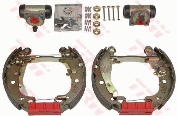 GSK1109 TRW Brake shoes with cylinders, set