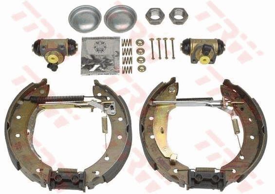 GSK1141 TRW Brake shoes with cylinders, set
