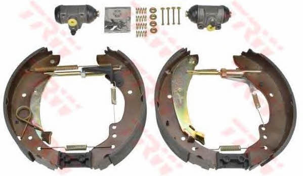 GSK1219 TRW Brake shoes with cylinders, set