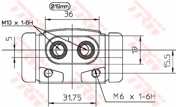 Wheel Brake Cylinder TRW BWD195