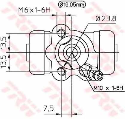 Wheel Brake Cylinder TRW BWD267