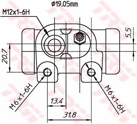 TRW Wheel Brake Cylinder – price 129 PLN