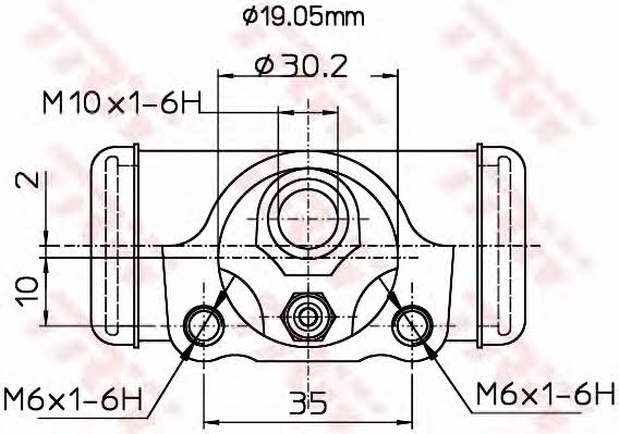 TRW BWD337 Wheel Brake Cylinder BWD337