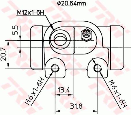 TRW BWF124 Wheel Brake Cylinder BWF124