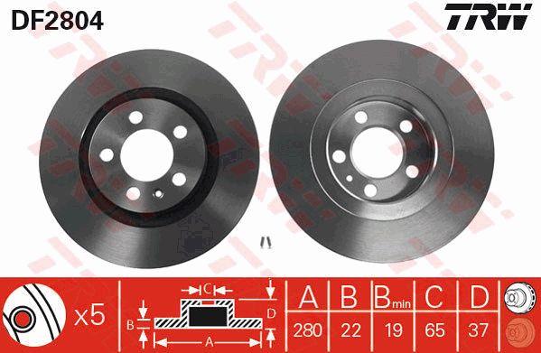 Buy TRW DF2804 – good price at EXIST.AE!