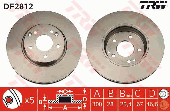 Buy TRW DF2812 – good price at EXIST.AE!