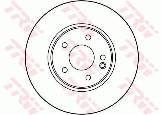 Front vented brake disc TRW DF2812
