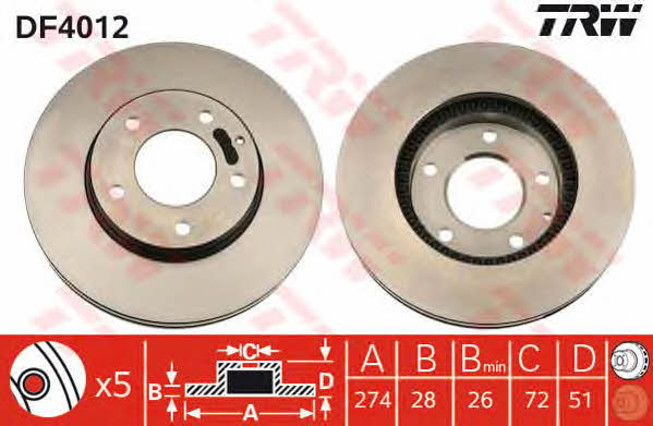 Buy TRW DF4012 at a low price in United Arab Emirates!